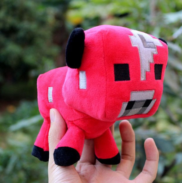 16cm Minecraft Game Toy Stuffed Plush Toys Red Minecraft Mooshroom Animal Plush Toys Doll Soft Toy9