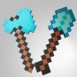2pcs/lot Minecraft Diamond Sword Axe Shovel Toys Minecraft Foam Weapons EVA Toys Action Figure Model