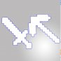 espada Minecraft,Minecraft Foam Sword&Pickaxe Toys Game Toy Diamond Sword Action Figure Mosaic Toys