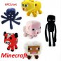 6pcs/lot Minecraft Stuffed Plush Toys Minecraft Enderman Squid Ocelot Sheep Pig Plush Toys