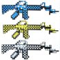 3pcs/lot Minecraft Weapons Toys Minecraft EVA Foam Sword Gun Toys Action Figures Model Toy