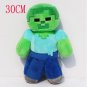Big Size 30cm Minecraft Steve Plush MC Zombie Steve Plush Toys Doll Creeper Soft Stuffed Plush Toy