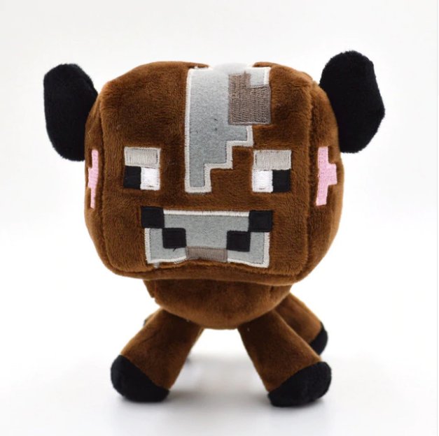 10pcs/lot 16cm Minecraft Toys Cow Stuffed Plush Toys Soft Animals Plush Toy Doll Baby Cow Toys