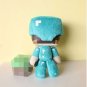 50pcs/lot 7" Minecraft Steve With Diamond Sword Plush Toys Doll Stuffed Plush Toy Gift EMS