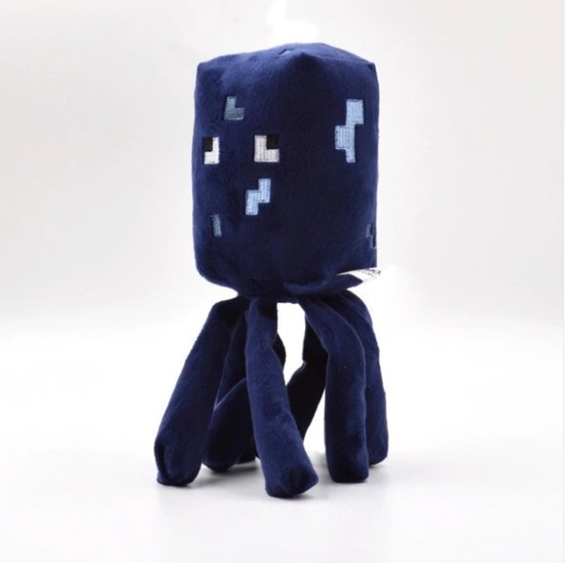 10pcs/lot 16cm Minecraft Squid Plush Toys High Quality Minecraft Game Stuffed Toys Anime Dolls