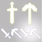 10pcs/lot Minecraft Foam Toys Minecraft Diamond Sword Pickax Weapons EVA Model Toys Brinquedos