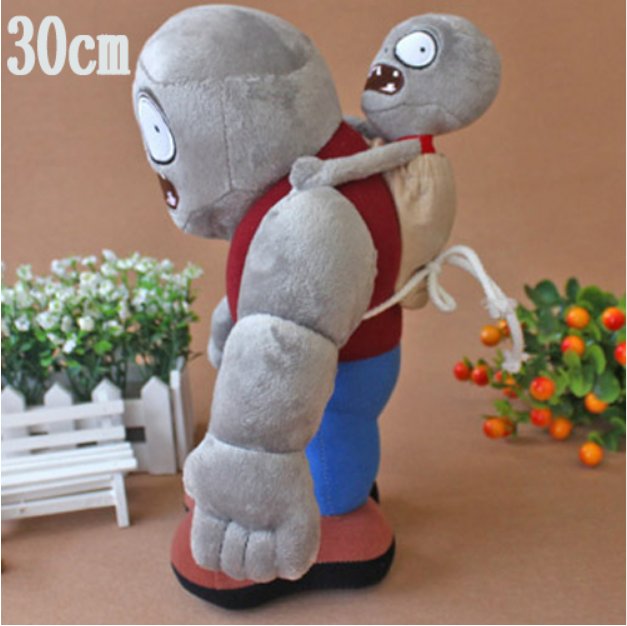 Plants vs Zombies Gargantuar Plush Toys Dolls 30cm Plants vs Zombies Large Soft Plush Stuffed