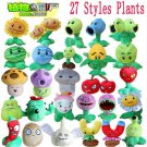Plants Vs Zombies Soft Stuffed Plush Toys Doll Plants vs Zombies 13-20cm Plants Plush Toy 27pcs/set