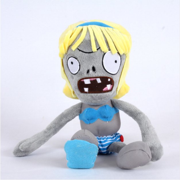 Newest Plants vs Zombies Plush Toys Doll 30cm PVZ 2 Bikini Zombie Cosplay Plush Toy Soft Stuffed