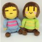2pcs/lot 20cm Undertale Chara & Frisk Stuffed Plush Toys Doll Cute Undertale Plush Soft Anime Toy