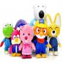 7pcs/lot Korea Pororo Little Penguin Plush Toys Doll Pororo Petty Eddy Crong Loopy Poby Harry Toys