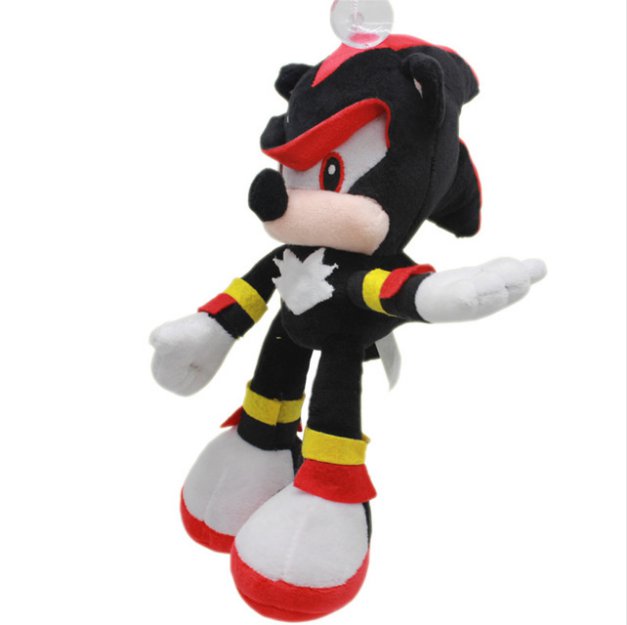1pcs 30cm Sonic The Hedgehog Plush Toys Doll Black Shadow Sonic Plush Soft Stuffed Toys