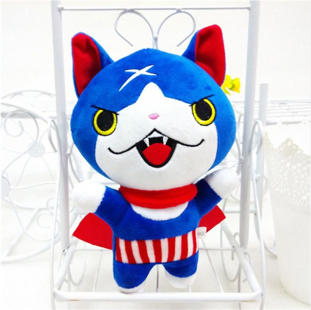 Yo-kai Yokai Watch Plush Toy 20cm Kawaii Youkai Watch Jibanyan Komasan Whisper Stuffed Animals