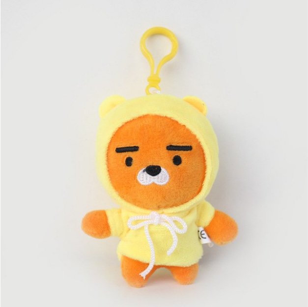 10cm Ryan Plush Toys Doll Kawaii Korea Cartoon Kakao Friends Ryan Bear Plush Soft Stuffed Animals