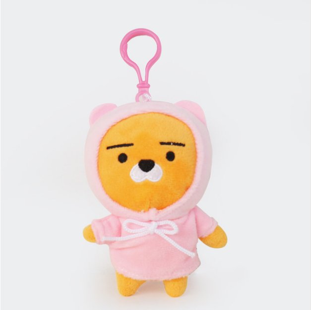 10cm Ryan Plush Toys Doll Kawaii Korea Cartoon Kakao Friends Ryan Bear Plush Soft Stuffed Animals