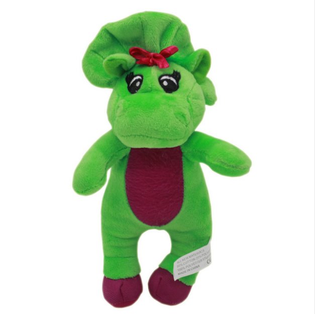 17cm Barney The Dinosaur Plush Toys Doll Cartoon Barney&Friends Plush Stuffed Toys Soft Animals Toy