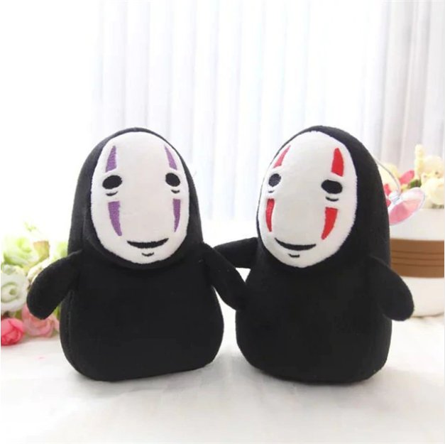 2pcs/lot 15cm Studio Ghibli Spirited Away Faceless Man No Face Ghost Kaonashi Stuffed Plush Toys