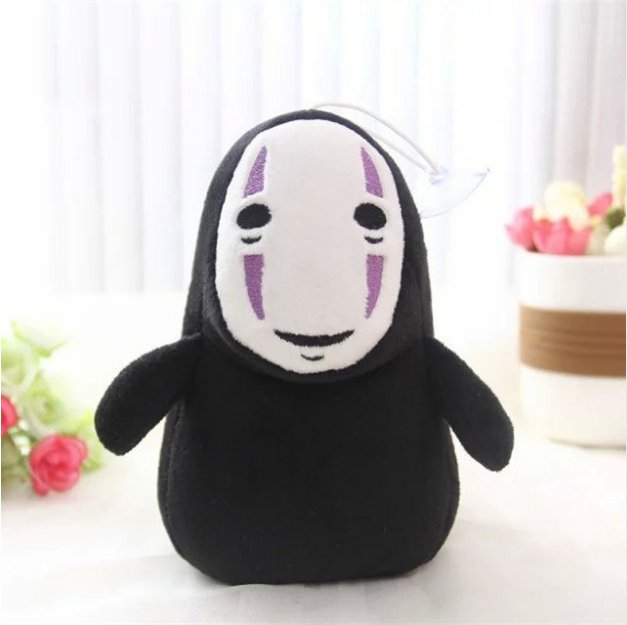 15cm Spirited Away Faceless Man No Face Plush Pendant No Face Ghost Kaonashi Stuffed Plush Toys Doll