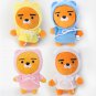 4pcs/lot 10cm Korea Kakao Friends Ryan Plush Toys V GIRL Same Style Cushions Ryan Soft Stuffed Toys