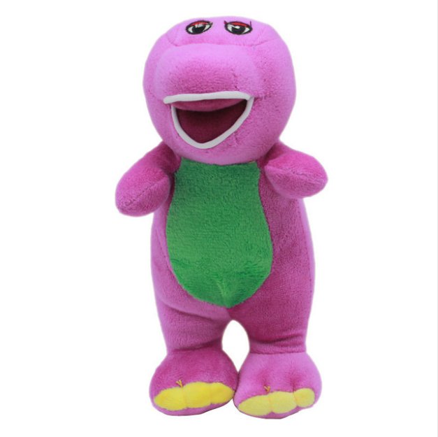 17cm Purple Barney The Dinosaur Plush Toys Doll Cute Barney&Friends Plush Stuffed Toys Soft Animals