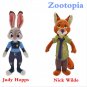 2pcs/lot Zootopia Plush 30cm Zootopia Fox Nick Wilde & Rabbit Judy Hopps Plush Toy Doll Soft Stuffed