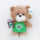 20cm Movie Teddy Bear Ted 2 Plush Toys In Apron Teddy Bear Cosplay Plush Soft Stuffed Animals Toys