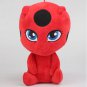 10pcs/lot Movie Miraculous Ladybug Cat Plagg&Tikki Plush Toys Doll Pendant Clip Keychain Soft
