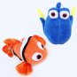 2pcs/lot 25cm Finding Dory Nemo & Dory Fish Plush Toys Soft Stuffed Cartoon Animals Toys Gifts