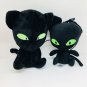 5pcs/lot Miraculous Ladybug Cat Plagg&Tikki Noir Plush Toy Plush Soft Stuffed Cartoon Movie Animals