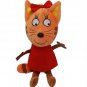 New Arrival 20cm Russian Three Kittens Plush Toys Doll Happy Kittens Cat Plush Soft Stuffed Animals