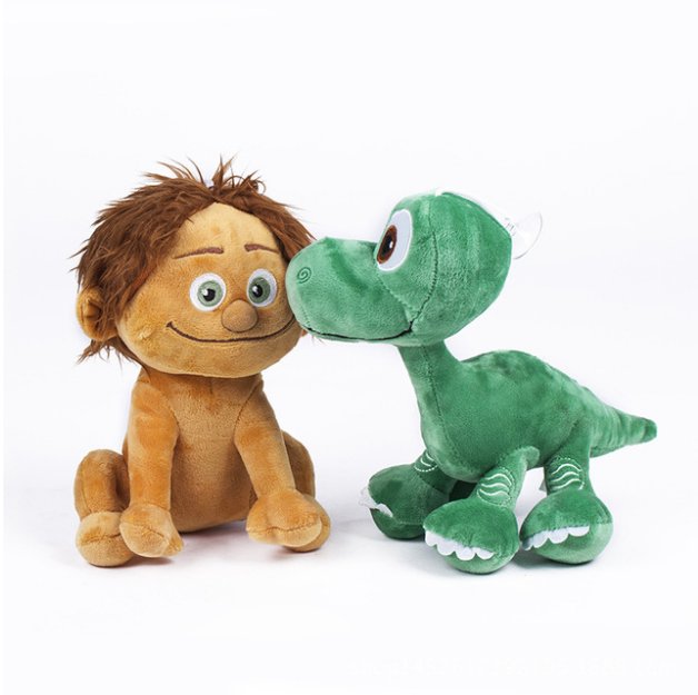 2pcs/lot 22cm Pixar Movie The Good Dinosaur Spot&Dinosaur Arlo Plush Toys Doll Soft Stuffed Animals