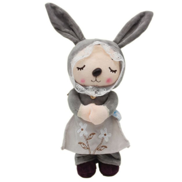 35cm Metoo Bunny Rabbit Plush Toys Lovely Bunny Couple Rabbit Plush Soft Stuffed Animals Toys Doll