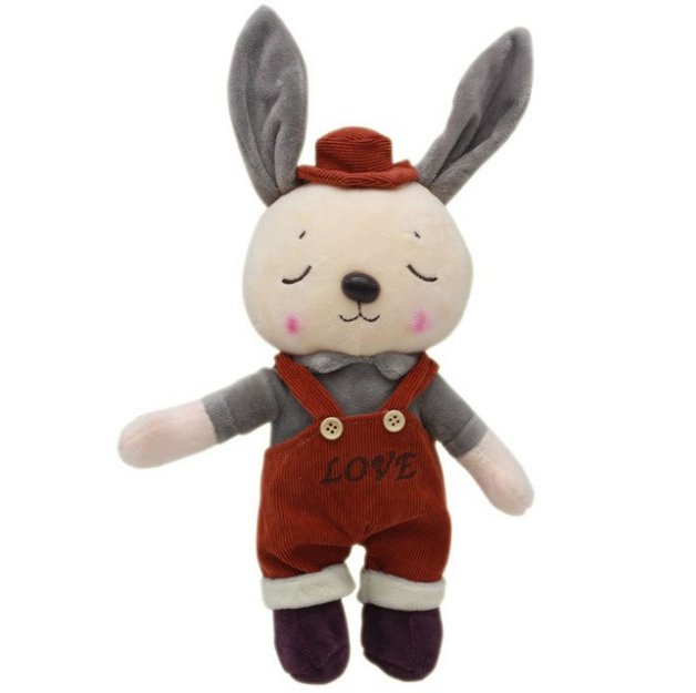 35cm Metoo Bunny Rabbit Plush Toys Lovely Bunny Couple Rabbit Plush Soft Stuffed Animals Toys Doll