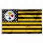 Pittsburgh Steelers Flag USA With Stars and Stripes NFL Flag 3x5ft custom Banner 90x150cm Sport