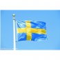 90*150cm Sweden Flag 3x2 ft Polyester Flag Banner for Festival Home Decoration