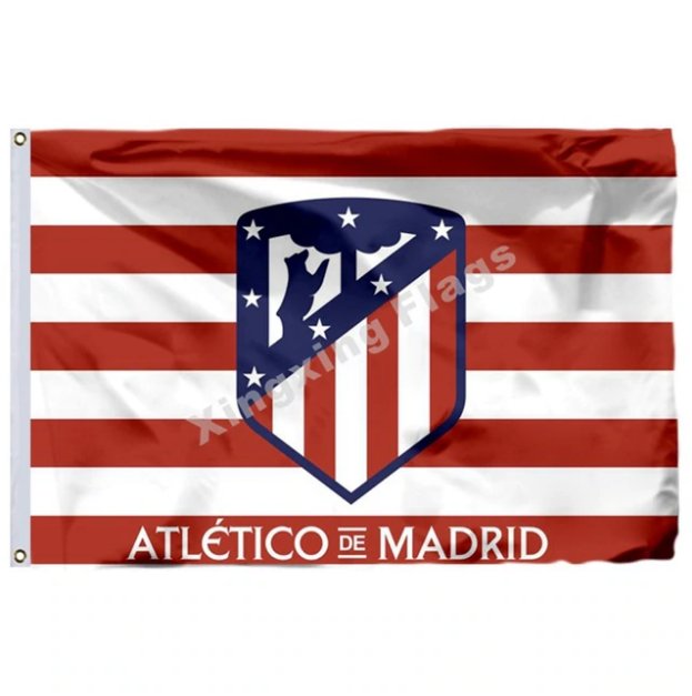 Atletico De Madrid 2017 Flag 3x5 FT Banner 100D Polyester LFP Flag