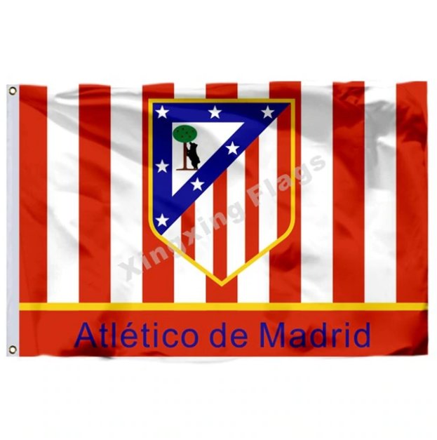 Atletico De Madrid Flag 3x5 FT Banner 100D Polyester LFP Flag