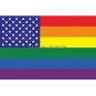 USA rainbow Flag 3X5 FT Banner 100D Polyester 150x90cmCustom flag,free Shipping