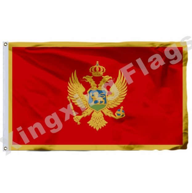 Montenegro 2004 Flag With Shaft 3x5ft Polyester East Timor National Flag Flying Size No.4 Custom