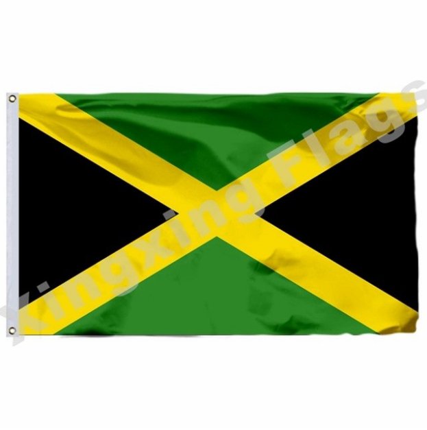 Jamaica 1962 Flag 3x5ft Polyester Qatar National Flag Flying Size No.4 90x150cm Custom Flag3x5FT