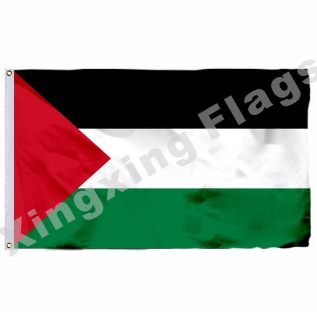 Palestine Flag 3x5ft Polyester Palestine National Flag Flying Size No.4 90x150cm Custom Flag3x5FT