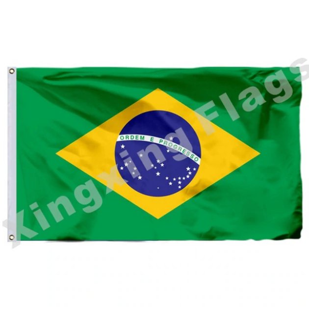 Brazil Flag World Cup 2014 For Fans Brazil National Flag Flying Size No.4 90x150cm Print Flag