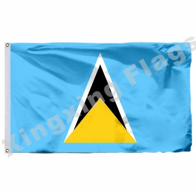Saint Lucia 1967 Flag 3x5ft Polyester Palestine National Flag Flying Size No.4 90x150cm Custom Flag