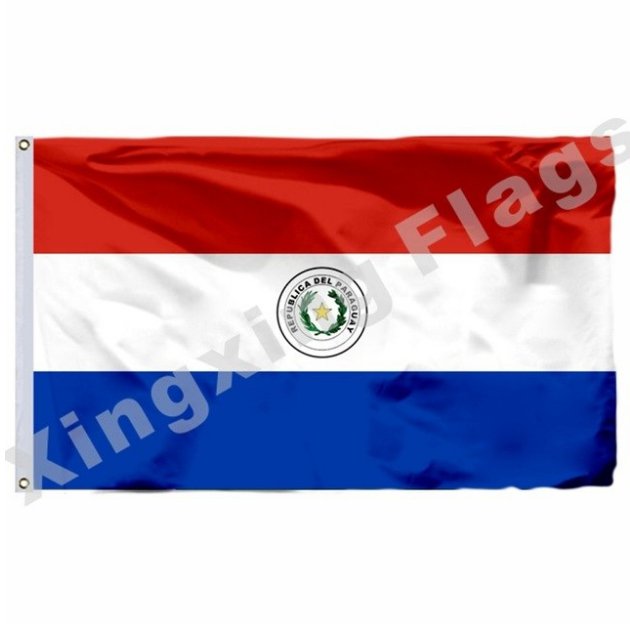 Paraguay 2013 Flag Flying Size No.4 90x150cm Custom Flag3x5FT