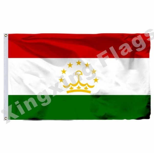 Tajikistan Flag 3ft X 5ft Polyester Tajikistan National Flag Flying Size No.4 90x150cm3x5FT