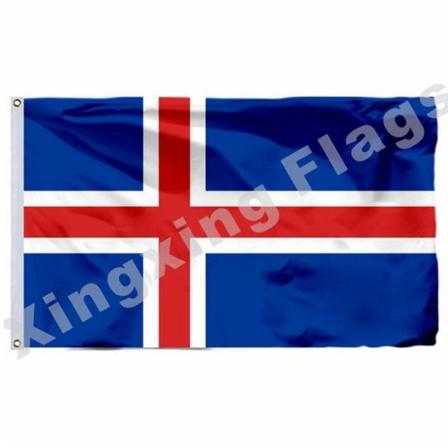 Iceland 1944 Flag Flying Size No.4 90x150cm Custom Flag3x5FT
