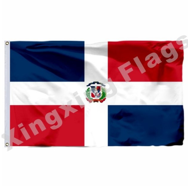 Dominican 1865 Flag 3ft X 5ft Polyester Malaysian National Flag Flying Size No.4 90x150cm3x5FT