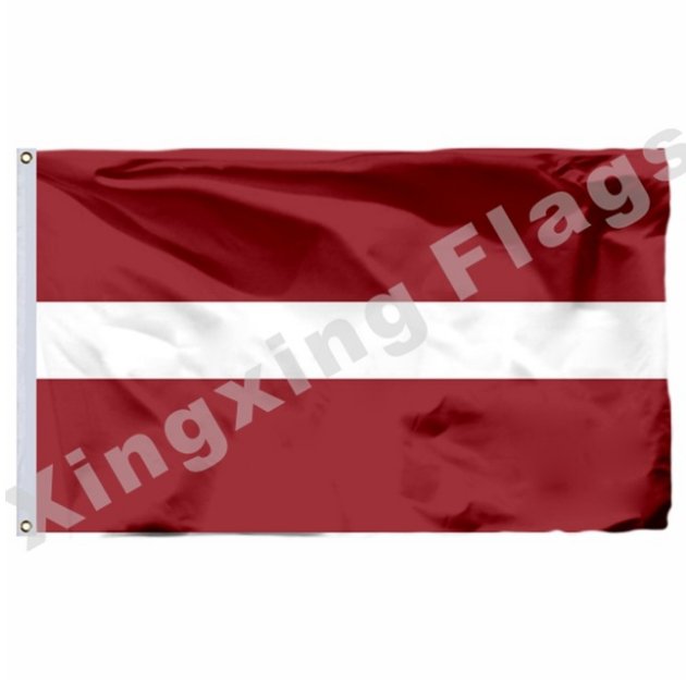 Latvia 1990 Flag 3x5ft Polyester Kyrgyzstan National Flag Flying Size No.4 90x150cm Custom Flag3x5FT