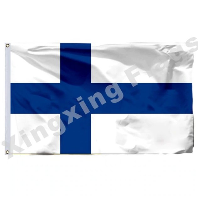 Finland 1918 Flag 3ft X 5ft Polyester Malta National Flag Flying Size No.4 90x150cm3x5FT