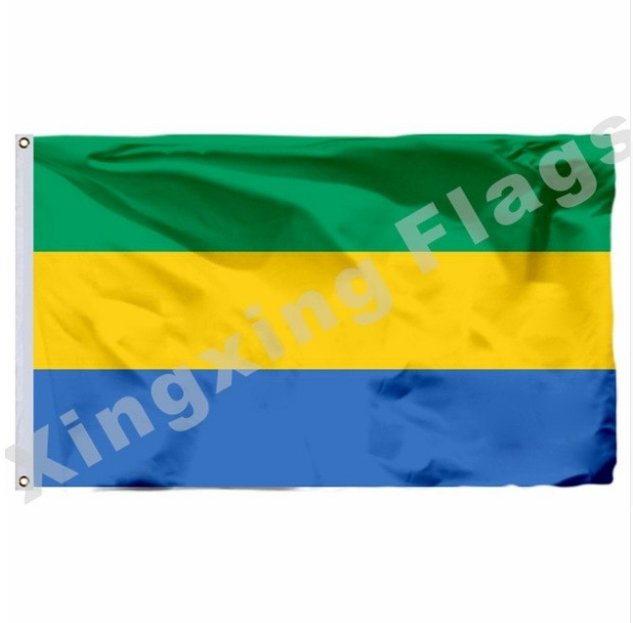 Gabon 1960 Flag 3ft X 5ft Polyester Country Flag Flying Size No.4 90x150cm Custom Flag3x5FT